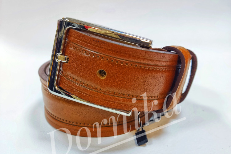 عکسی از کمربند رسمی مردانه چرم طبیعی با بند 4 سانتیمتر