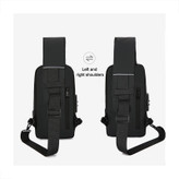 دو کیف کراسبادی مشکی با بند قابل تنظیم برای استفاده از شانه چپ یا راست، طراحی ارگونومیک و قابل تعویض