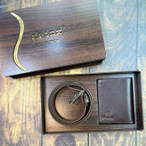 ست کادویی چرم طبیعی کیف کوتاه