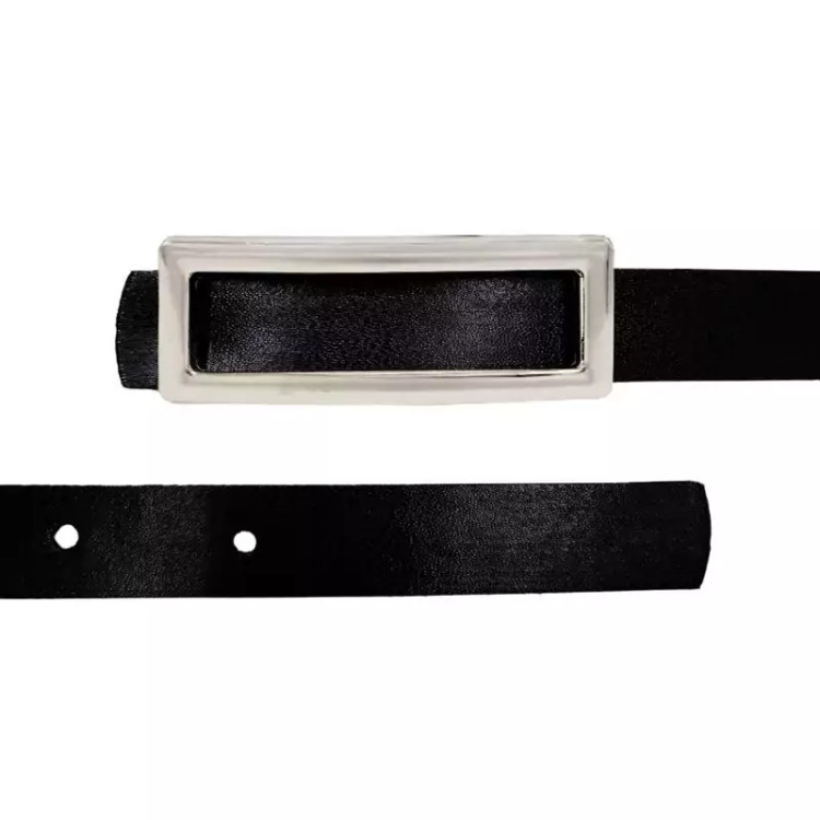 نمای باز کمربند 2 سانتی مشکی زنانه