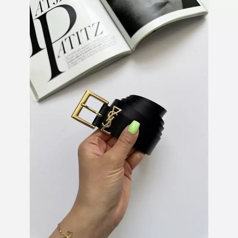 پشت کمربند زنانه YSL - چرم باکیفیت با دوخت صنعتی