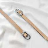 کمربند زنانه مینیمال - مقایسه اندازه 1.5 سانتی متری با خطکش