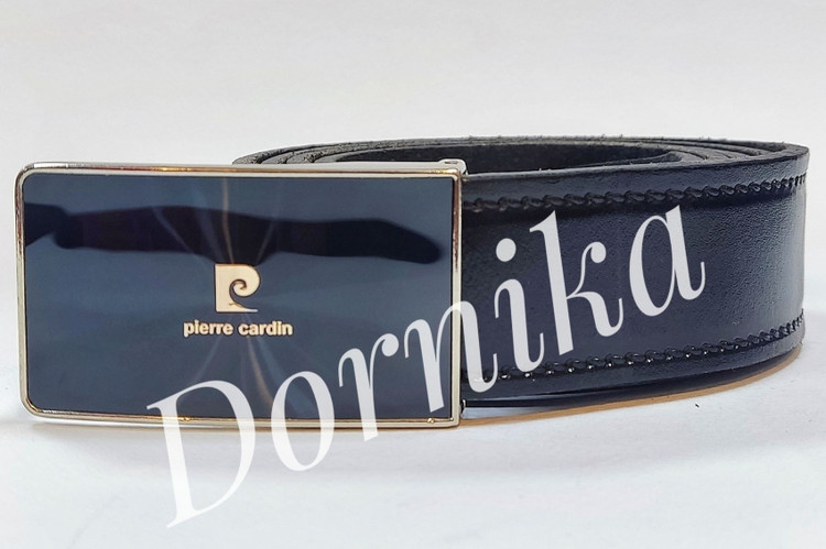 کمربند چرمی مشکی با سگک شیشه ای - رنگ سنگین جهت مجالس