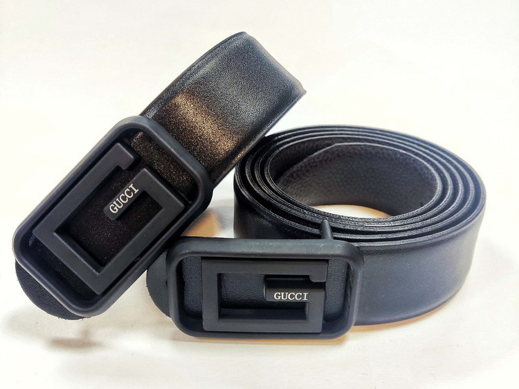 کمربند مردانه گوچی - چرم مصنوعی مشک با سگک مستطیلی لوکس