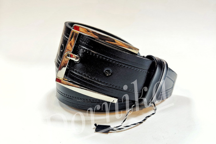 کمربند مردانه انالین 4س زبانه دار - مشکی