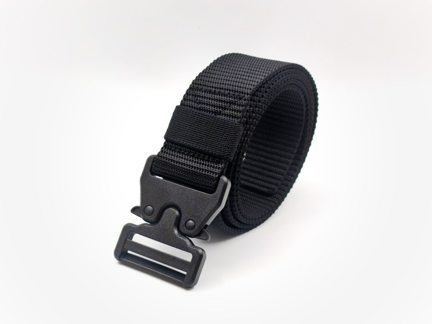 کمربند مردانه تاکتیکال مشکی - سگک فلزی ضخیم و مقاوم برای استفاده سنگین