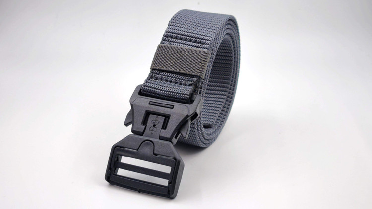 کمربند مردانه تاکتیکال طوسی - کنف ضخیم و مقاوم برای استفاده سنگین