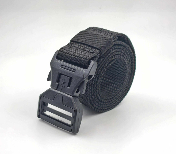 کمربند مردانه تاکتیکال مشکی - سگک فلزی ضخیم و مقاوم برای استفاده سنگین